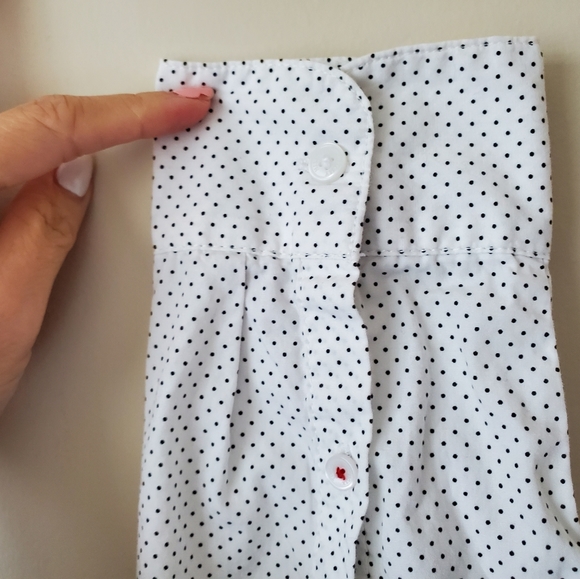 Tommy Hilfiger Women Polka Dot Top Size M - Picture 3 of 5